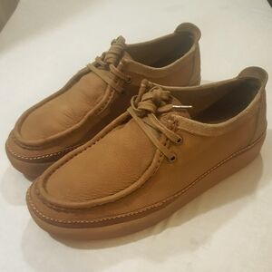Men's Clarks Wallabee Brown Leather Loafers